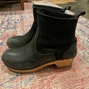 No. 6 Shearling Clog Boots